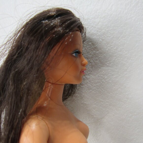 Vintage 1975 Ideal Tuesday Taylor Flip Hair Doll Rooted Lashes Two Tone Hair - Picture 5 of 11